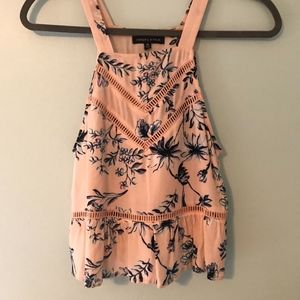 Kendall and Kylie Pink Floral Tank Top Size XS